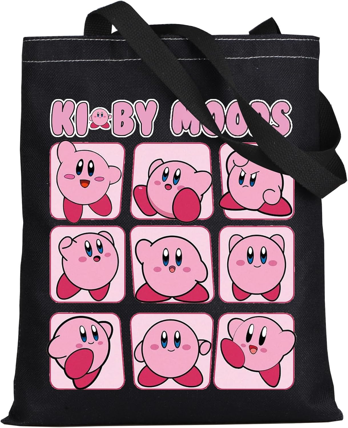WZMPA Kawaii Tote Bag Game Lover Gift Reusable Grocery Bag Merchandise