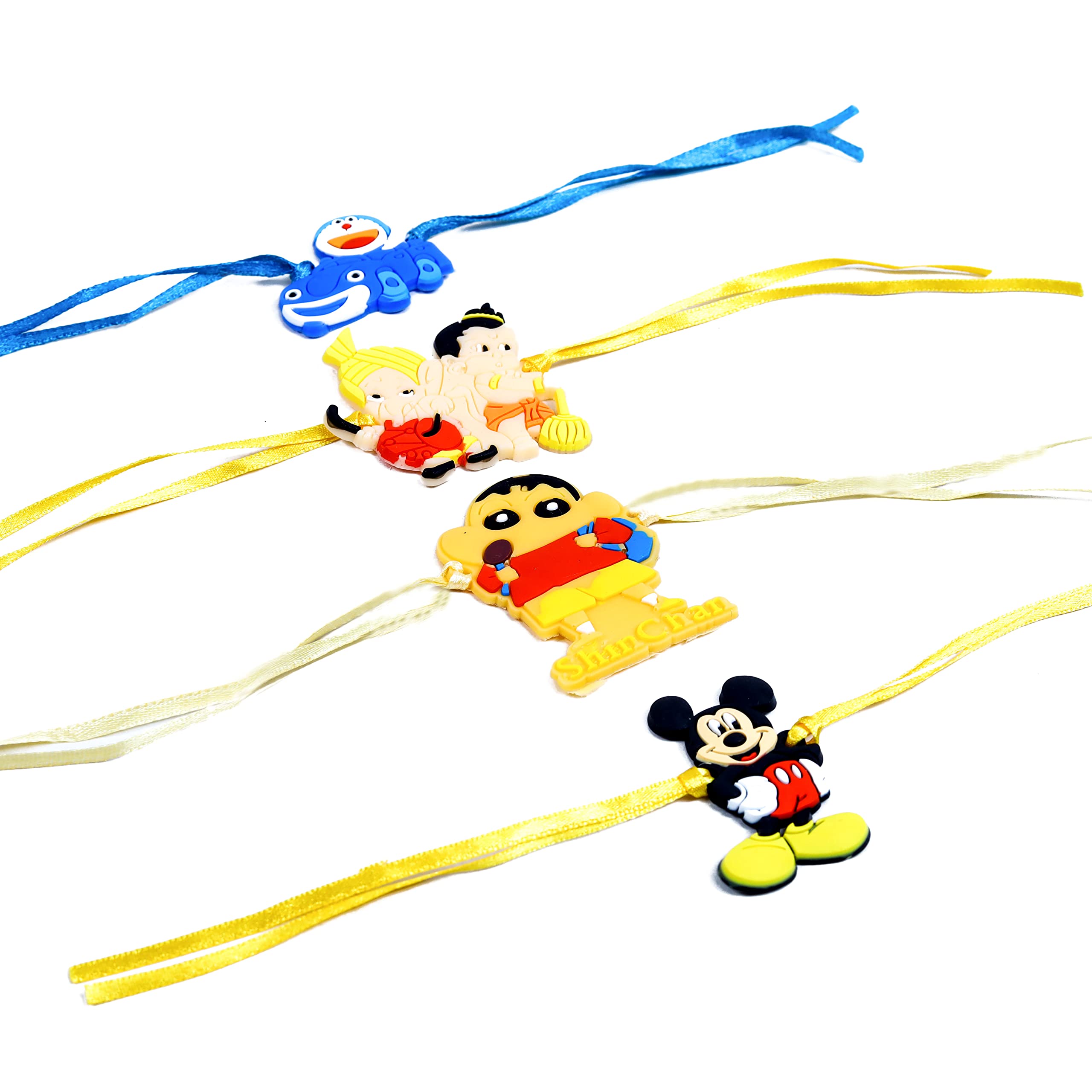 Mancloem Cartoon Character Rubber Rakhi For Kids Boys Pack Of 4 (B0B61L1C8X) Amazon Price History, Amazon Price Tracker