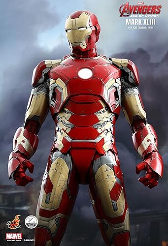 Miniatura 4 de Hot Toys Avengers Age of Ultron Figura coleccionable a escala 14 Iron Man Mark XLIII