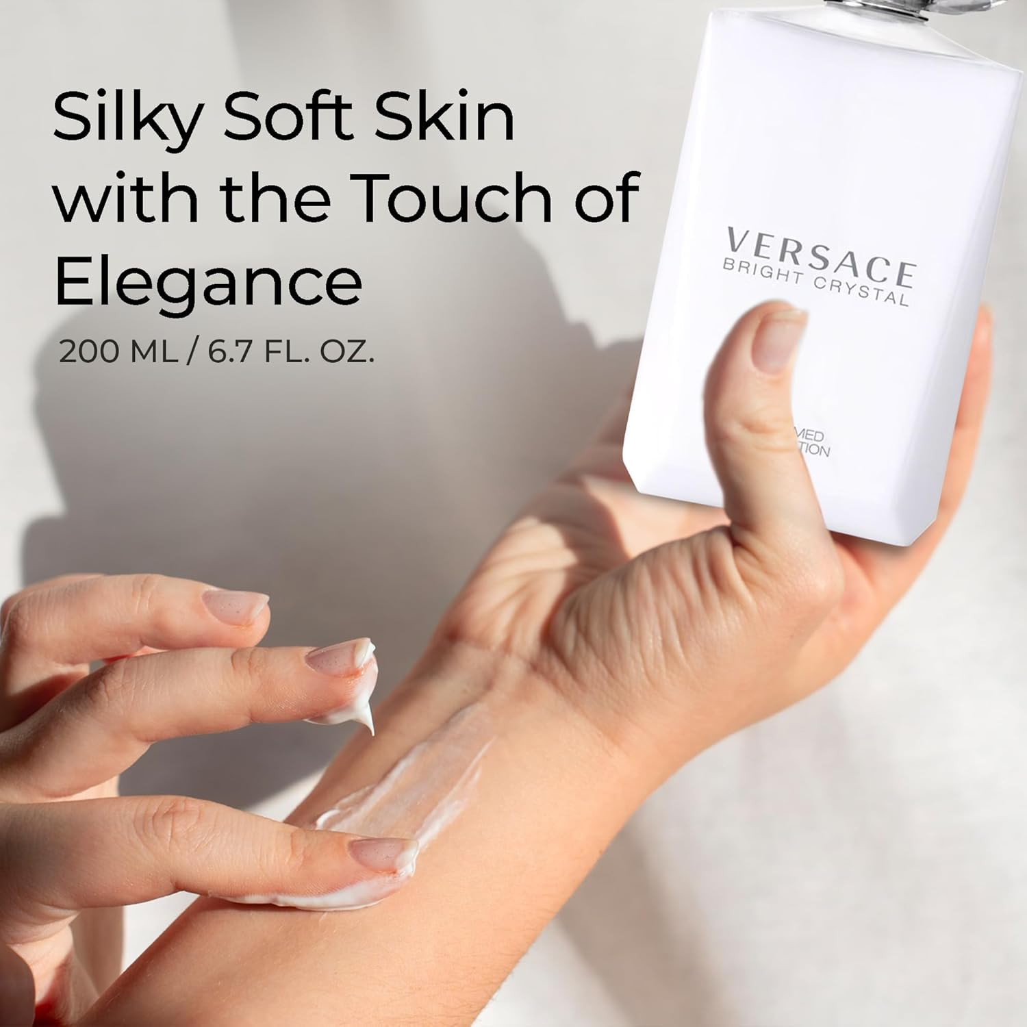 Versace Bright Crystal Perfumed Body Lotion for Women – 6.7 Ounces - Image 2