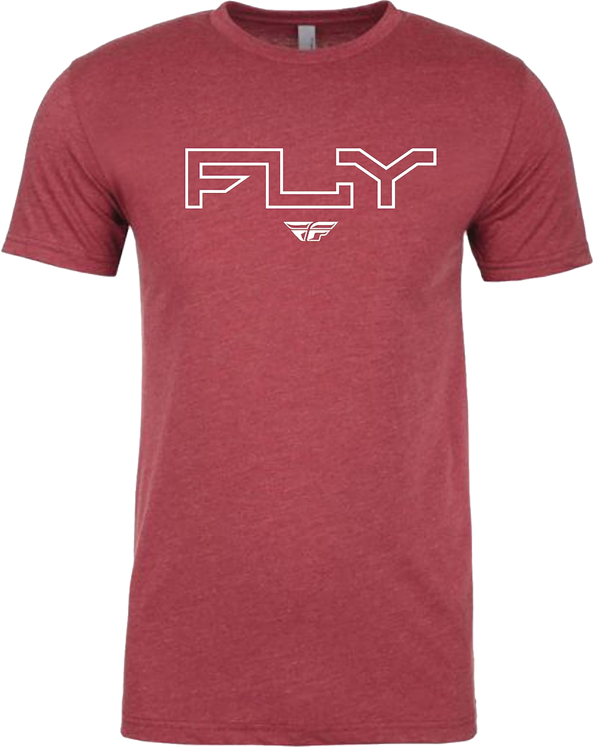 Fly Racing 354-0309S Fly Edge Tee Cardinal Sm