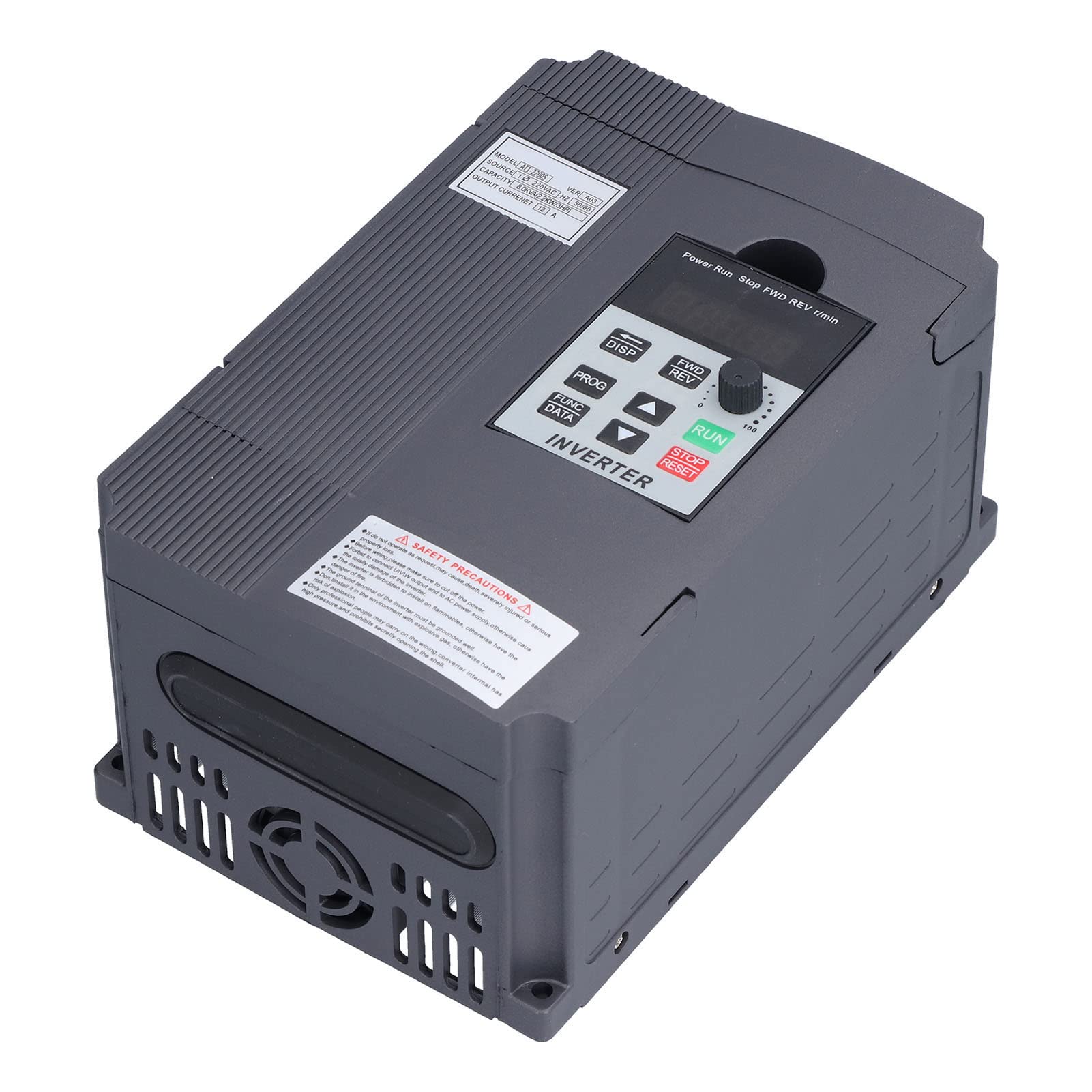 Frequenzumrichter VFD 2.2KW 220V Einphasen Universal Frequenzumwandler zur Steuerung der Motordrehzahl