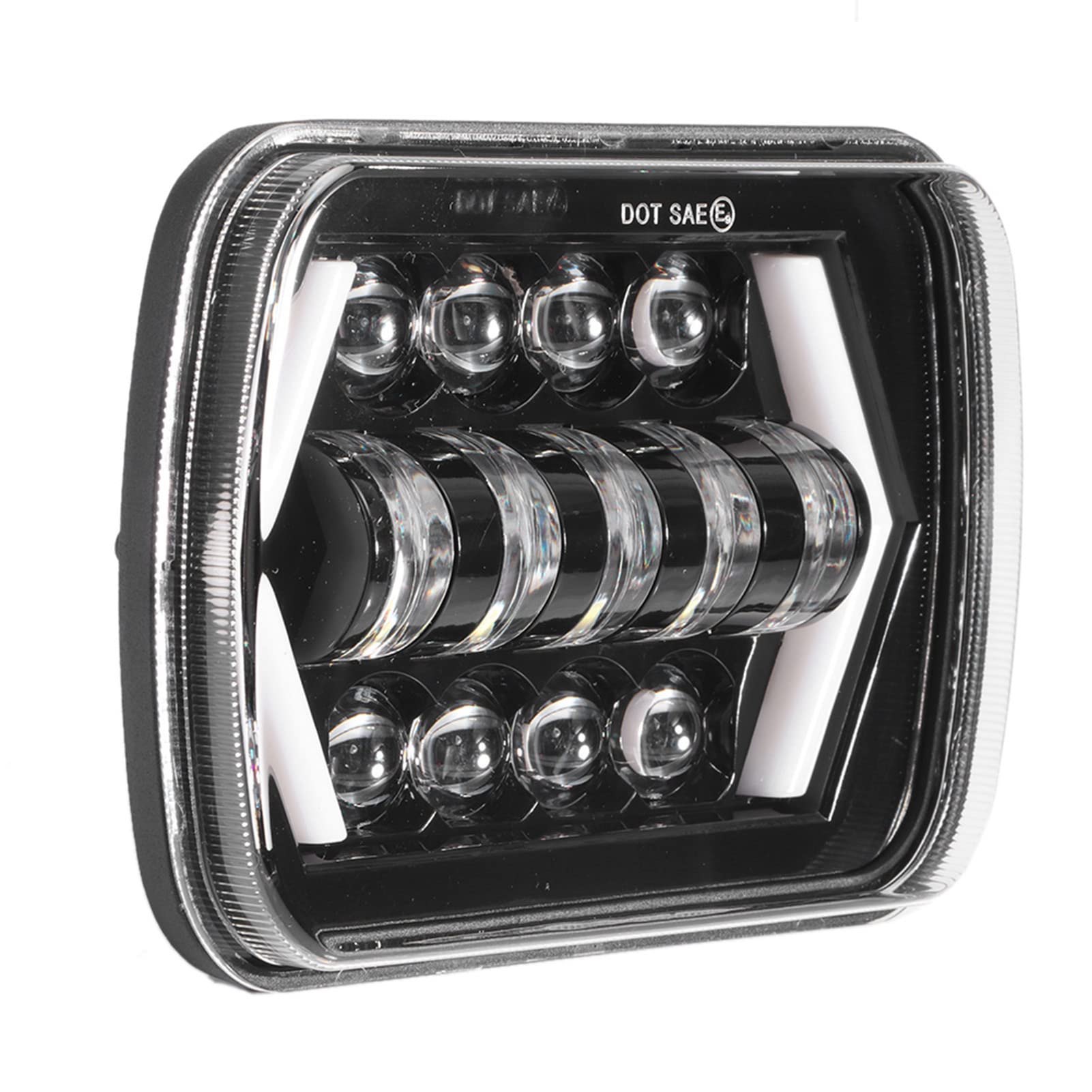 Reflektor LED 5x7 Cali Kwadratowe Światło High/Low Beam