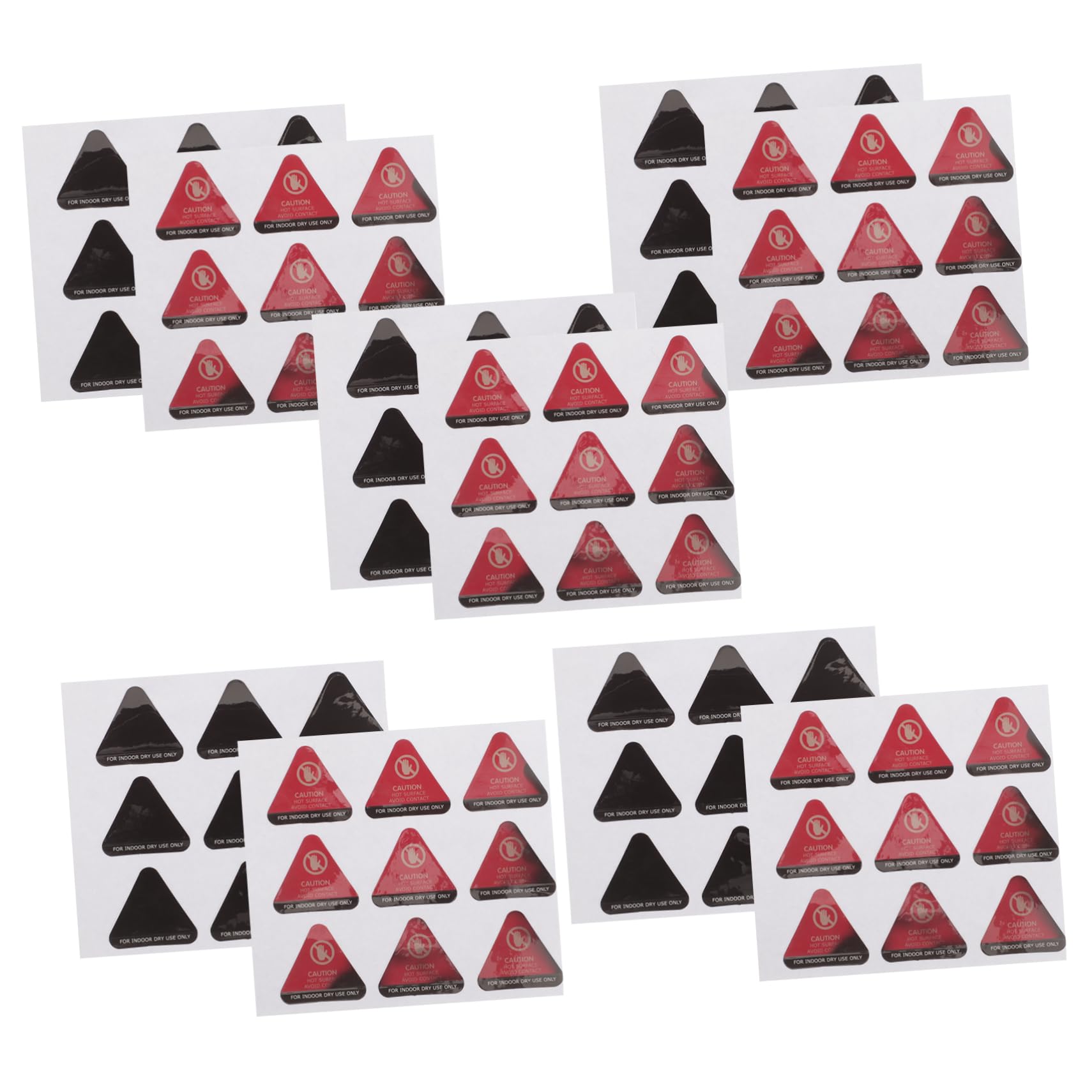 Amazon.co.jp: Baluue 20個高温警告ステッカー 機器用やけど注意サイン