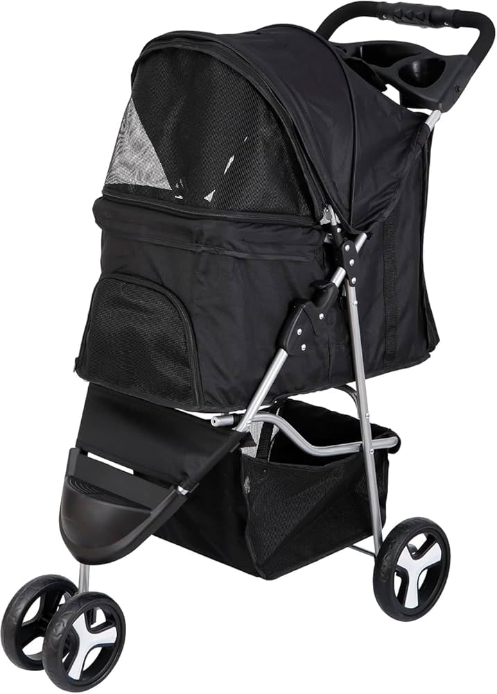 Amazon.co.jp: Epetloverペットカート 犬用バギー 3輪 折りたたみ 犬用