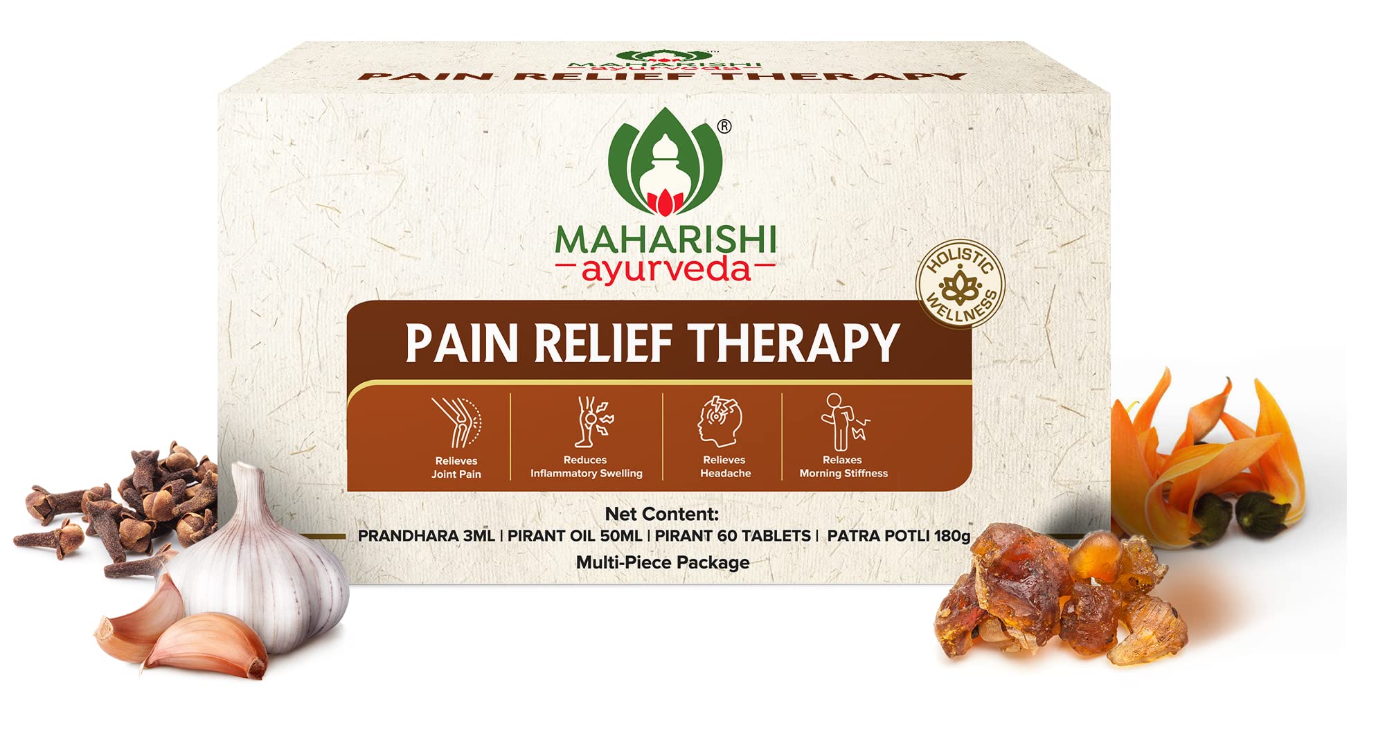 Maharishi Ayurveda Pain Relief Therapy | A Combo of Pirant Tablets, Pirant Oil, Prandhara & Patra Potli (B09X7QYC1Y) Amazon Price History, Amazon Price Tracker