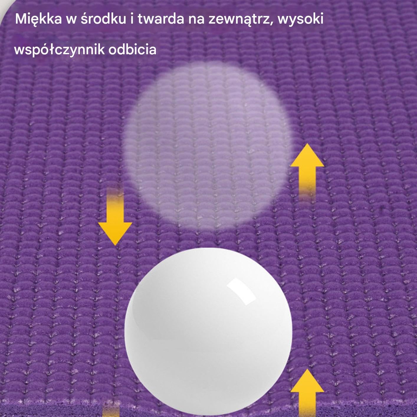 Mata Kempingowa do Spania Składany Antypoślizgowy Sprzęt Treningowy
