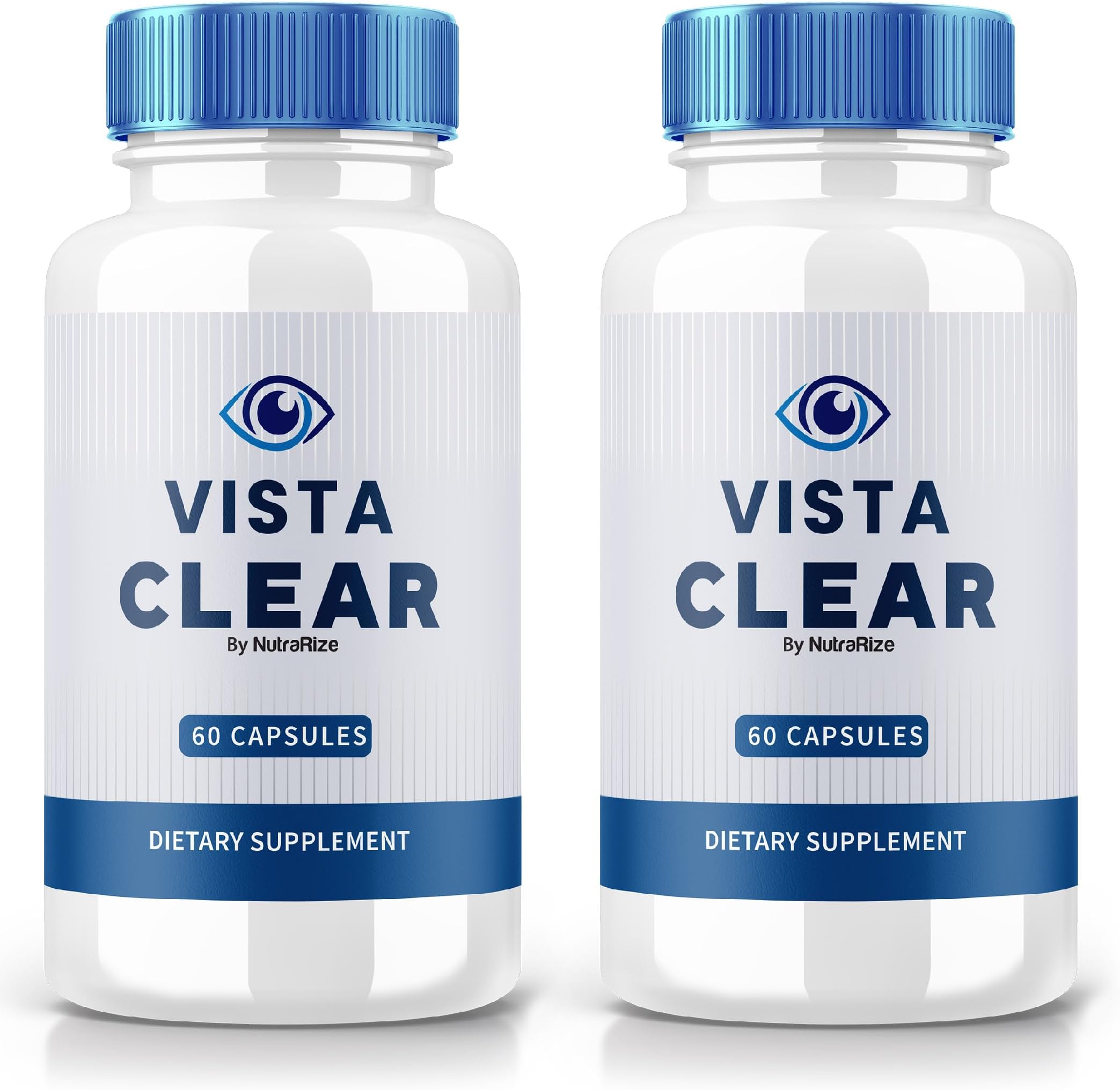 (2 Pack) Vista Clear Capsules, Vista Clear Eye Sight Health Supplement, Vista Clear Eye Nutrition for Dry Eyes, Advanced Formula Vision Support Pills, VistaClear Reviews (120 Capsules)