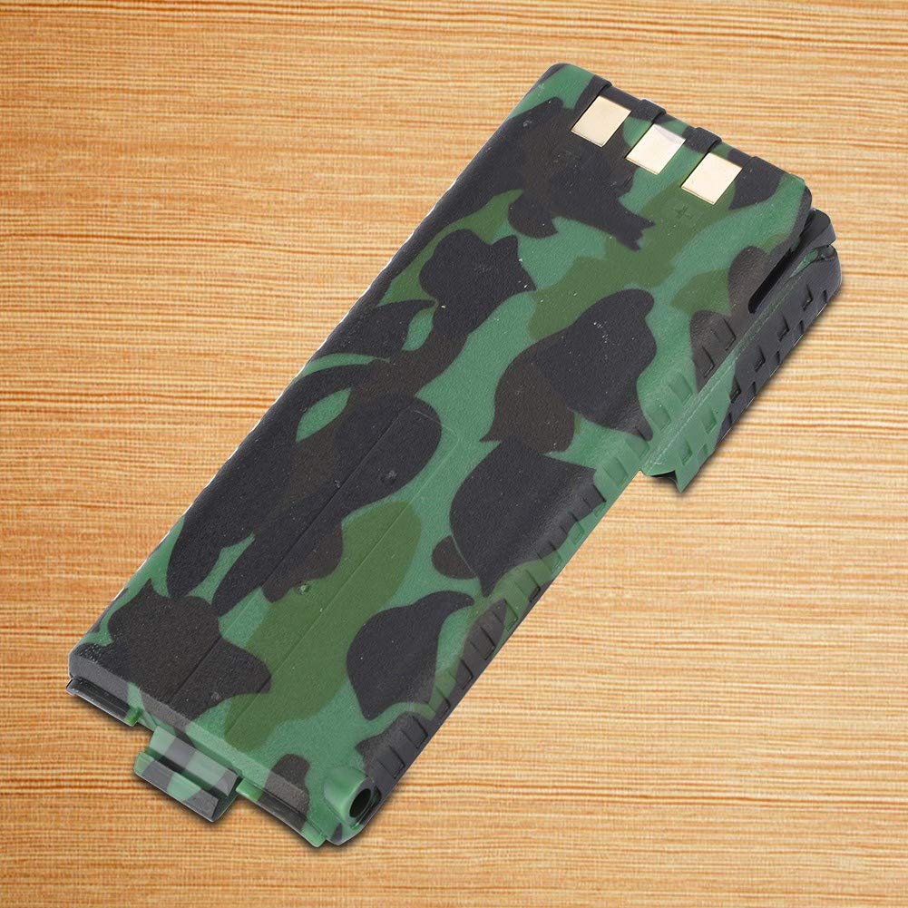 Batterie Li-ion d'origine pour talkie-walkie 7,4 V 3 800 mAh pour radios bidirectionnelles UV-5R et BL-5L de la série UV 5R (camouflage) - Communications et périphériques
