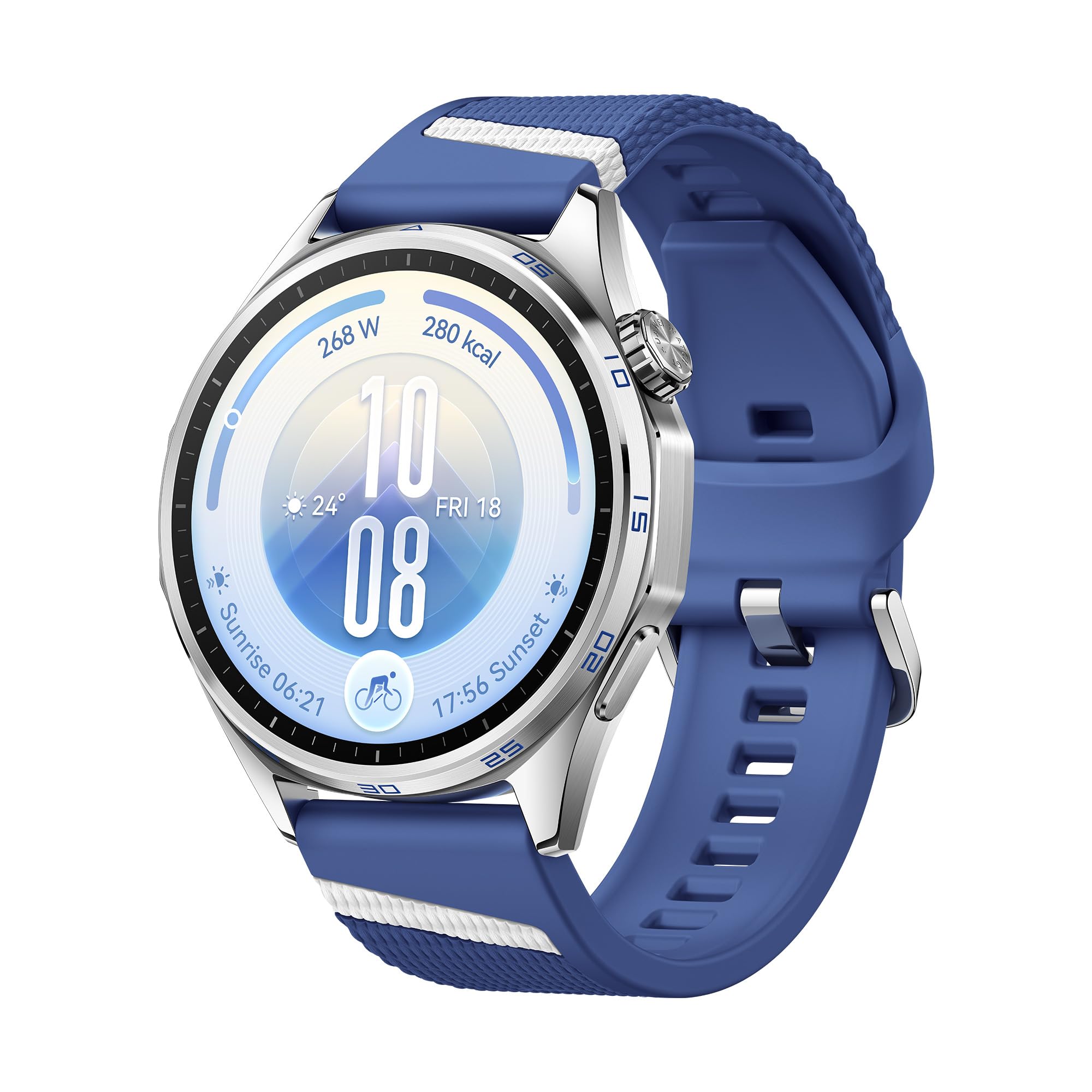 HUAWEI WATCH GT 7 46mm Smartwatch, Fino a 21 giorni, EasyCross Strap, Blu | Modalità Sci Avanzate, Nuovo indice di prontezza fisica, Monitoraggio della Frequenza Cardiaca, Sci, Garanzia di 30 mesi