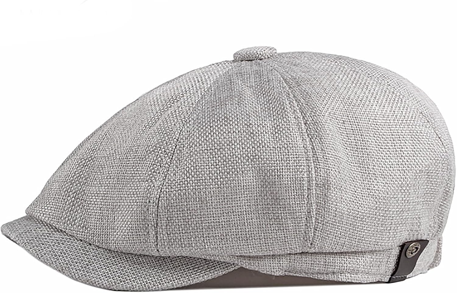Newsboy Cap for Men 8 Panel Vintage Cabbie News Flat Gatsby Mens Hats Adjustable Linen Mens Hats