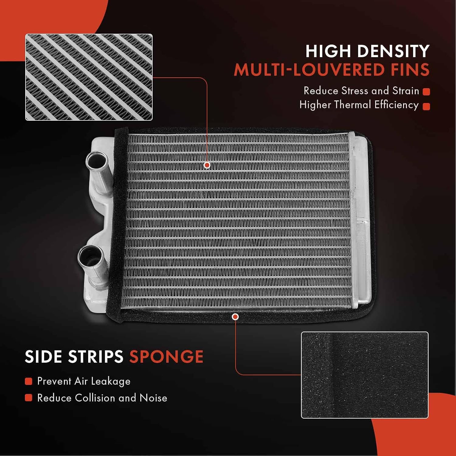 A-Premium HVAC Heater Core Compatible with Chevrolet Blazer, C10 Pickup, C20 Suburban, C30, C70, K10, K20, K30, K5 Blazer, P10 Van, P20, P30 & GMC C15/C1500 Pickup, C2500, C3500HD, C5000, C6000, K1500