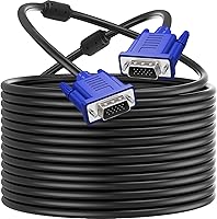 Vista 13 de PASOW Cable de monitor VGA a VGA HD15 macho a macho para TV computadora proyector (1.5 pies)