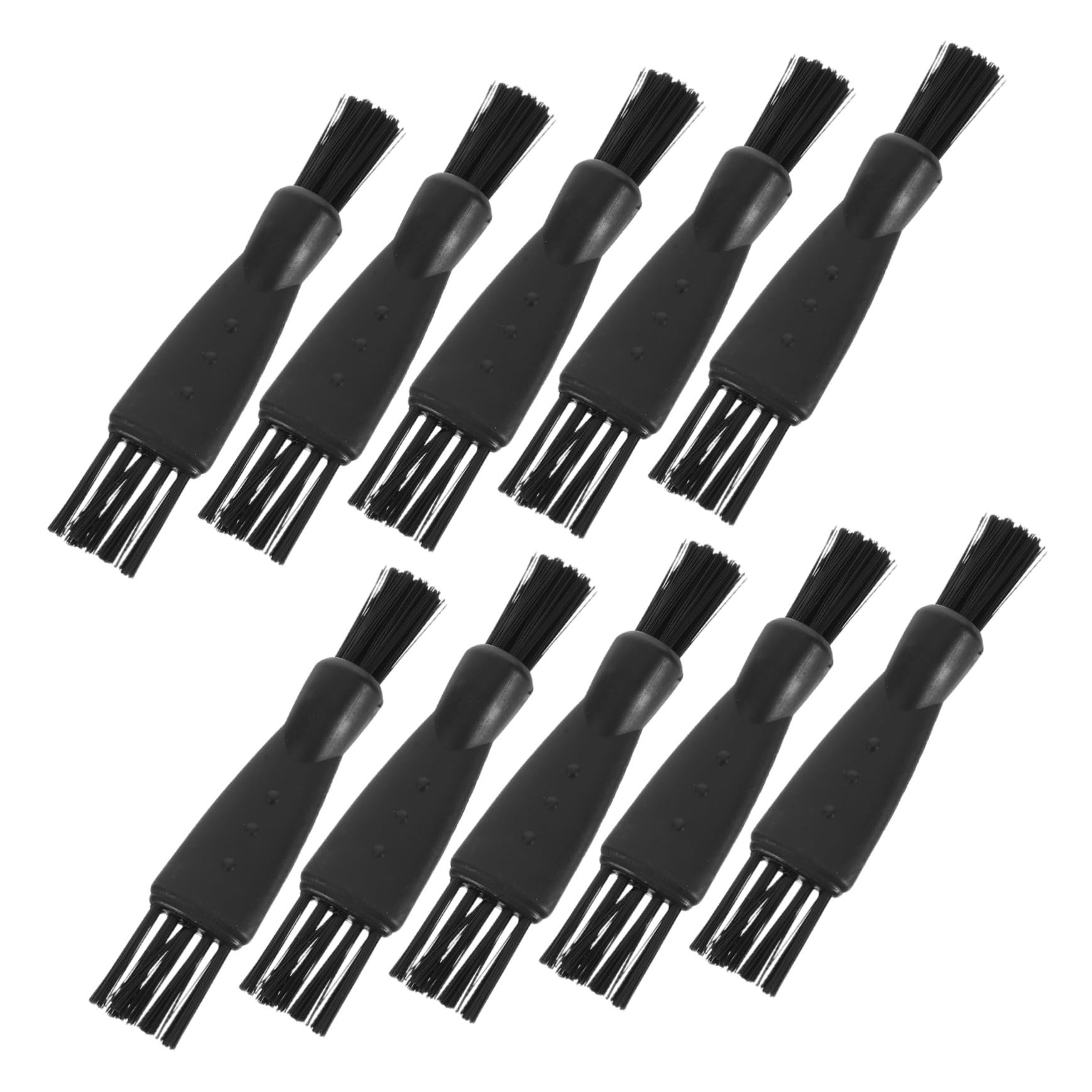 BEBEMOKO Men Electric Razor Brush Set 10pcs Replacement Grooming Brush Shaver Cleaning Accessory Sturdy Material Mini Cleaning Tool Travel Size