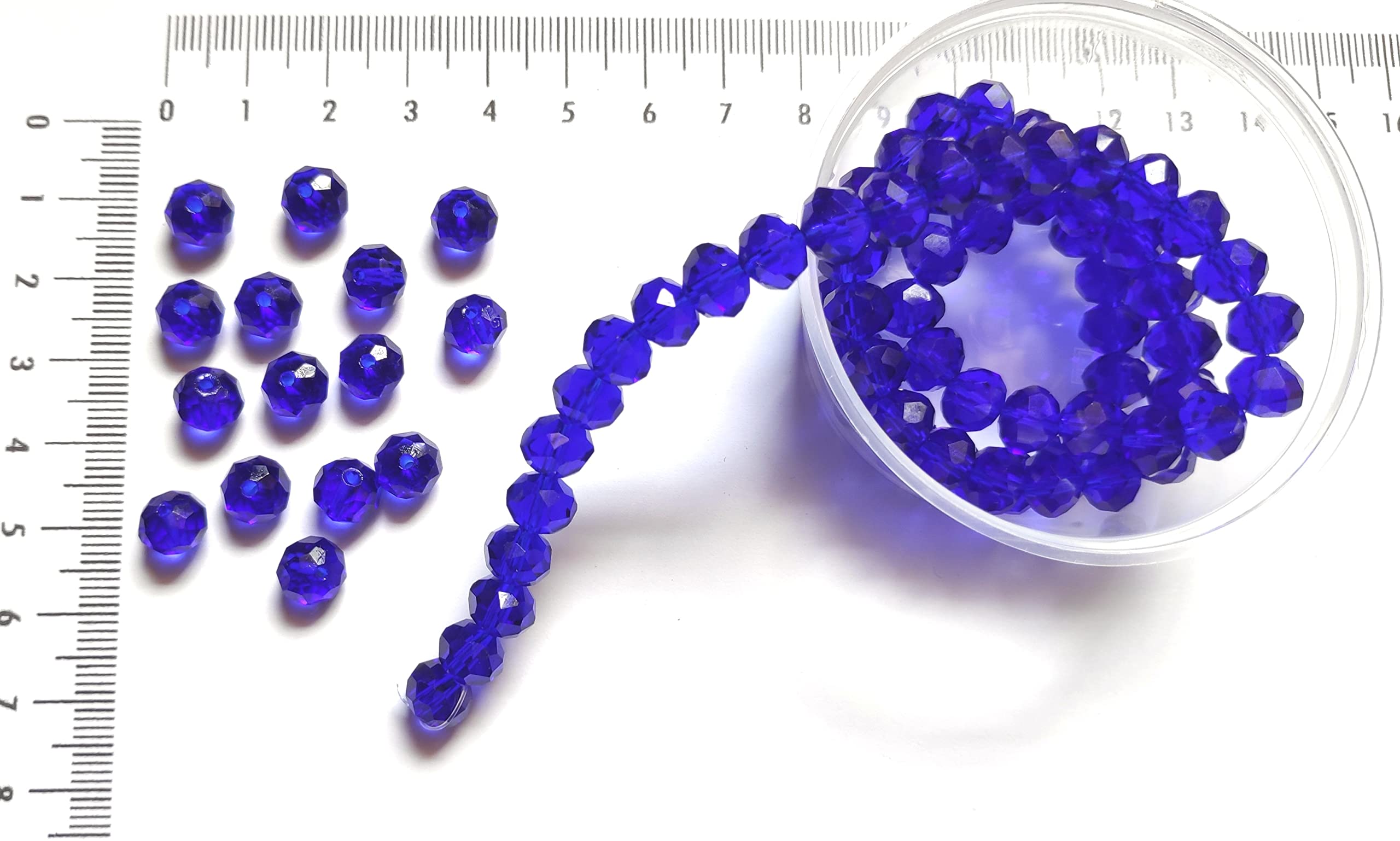Get-Set-Go! 8mm, 75 Crystal Glass Beads - Royal Blue Faceted Crystal Beads (40 Facets That give a Very high Sparkle!) (RoyalBlue) (B0C6KTDWG3) Amazon Price History, Amazon Price Tracker