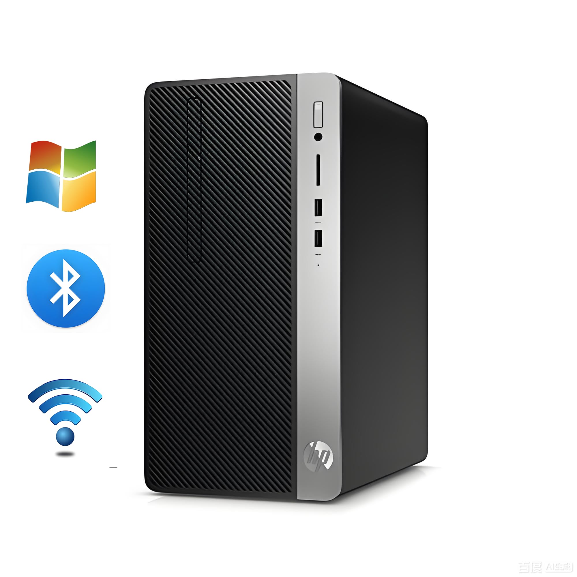 HP EliteDesk 800 G3 MT Ordenador de sobremesa, Intel Core i7-7700, 16 GB de RAM, SSD de 512 GB, Teclado US (QWERTY), WiFi & Bluetooth,Windows 11 Pro (Reacondicionado)