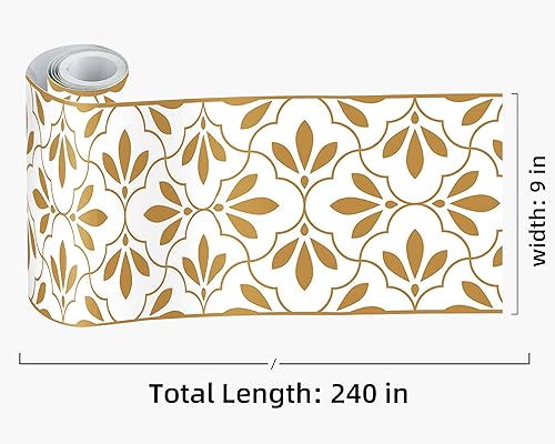 Vista 348 de FLFK Calcomanías de pared para despegar y pegar, para habitación de los niños, calcomanías de peces bajo el mar, 4 x 240 pulgadas (azul)