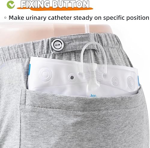 Miniatura 4 de Pantalones para el cuidado de la incontinencia, pantalones cortos especiales para bolsas de orina, pantalones de fístula, ropa