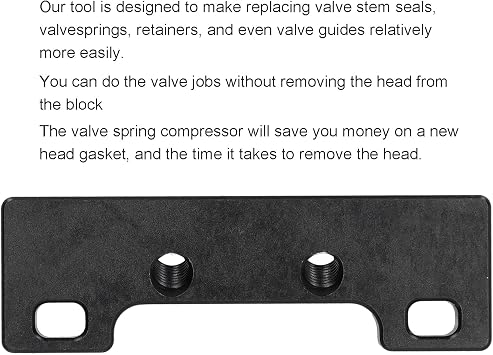 Valve Spring Compressor Tool Professional Heavy Duty Billet Aluminum Valve Spring Remover and Installer for BSeries VTEC Head B16A B18C H22A Black
