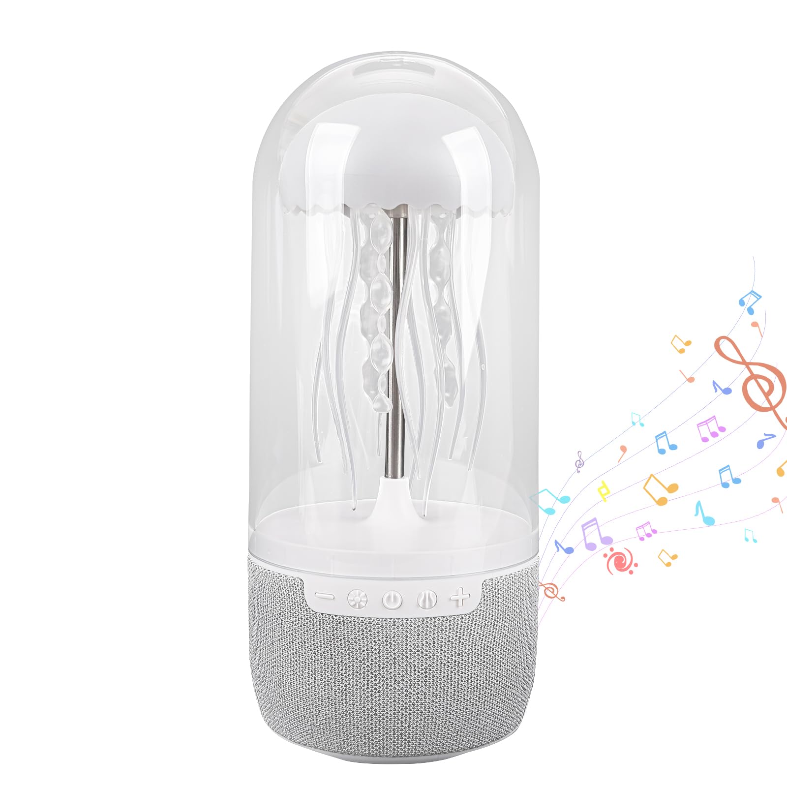 2 MULE TEAM Jellyfish Speaker, Jellyfish Mood Lamp, Jellyfish Bluetooth Speaker lamp, Jellyfish Speaker Lamp, Color Changing LED, Stereo Surround Sound, Floating Jellyfish, Volume Control