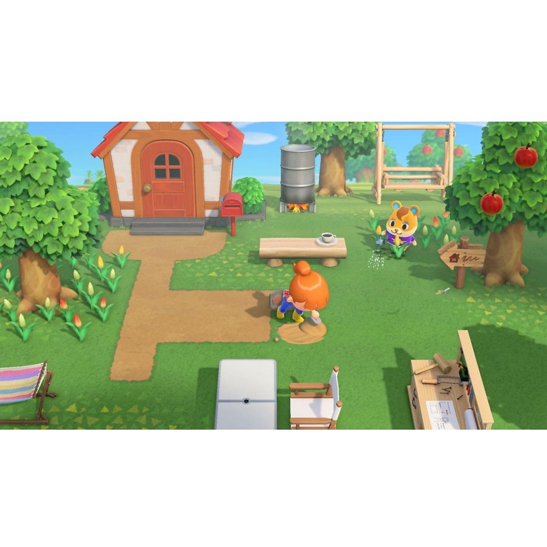Consola Nintendo Switch Lite Amarilla + Animal Crossing New Horizons