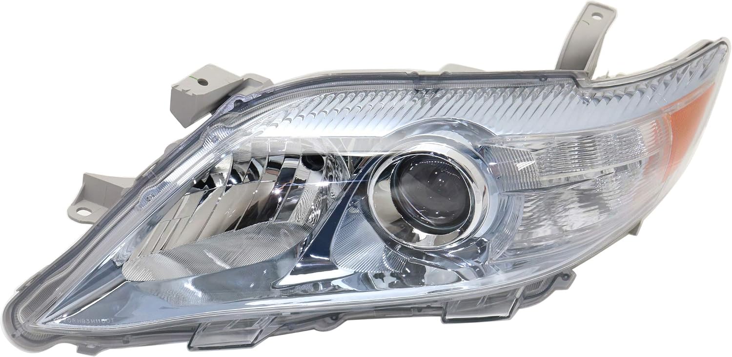Compatible with 10-11 Camry Hybrid Japan Built Front Halogen Headlight Headlamp without Bulb Left Driver Side