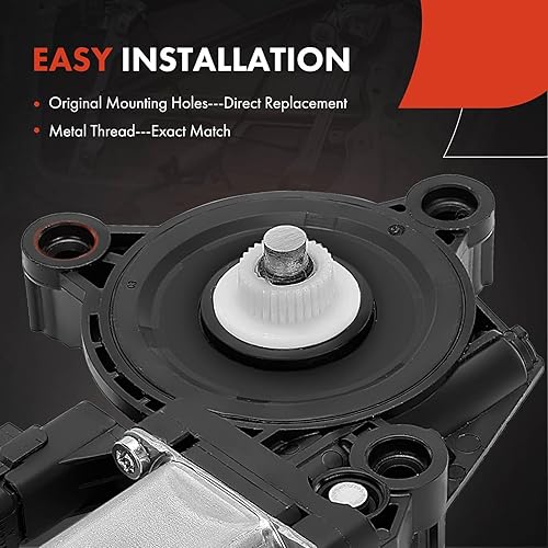 Miniatura 5 de A-Premium Motor de elevación de ventana eléctrica (con conector de 2 pines) compatible con Hyundai Elantra Coupe 2013, Elantra 2011-2016, Sonata