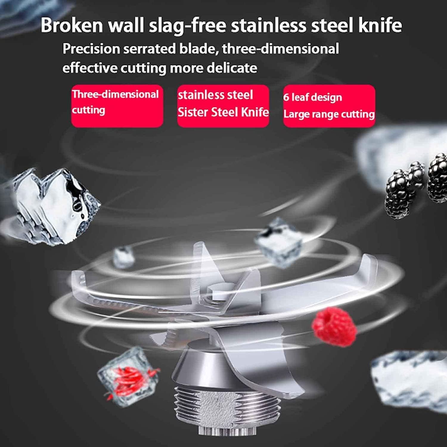 Large Capacity Smoothie Machine, Commercial Milk Tea Shop Smoothie Machine Stirring Wall Soy Milk Machine Ice Crusher