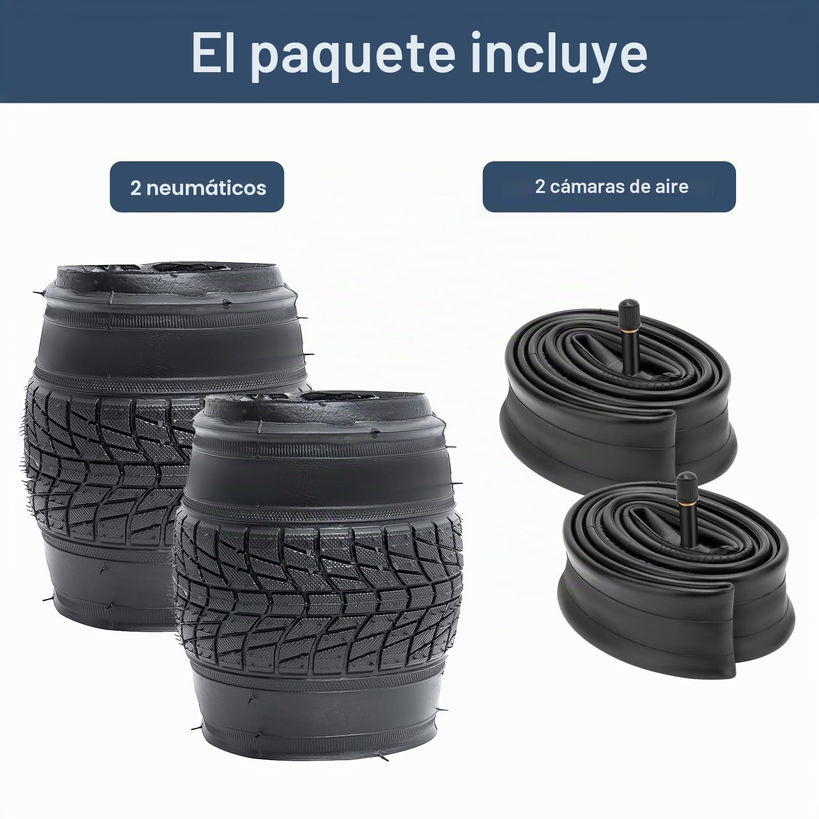 YunSCM 2PCS Plegable 16 Pulgada Neumáticos 16x1.75 ETRTO 47-305 más 2PCS 16 Pulgada Cámara de Aire AV32mm Valve Compatible Bike 16x1.75 Neumáticos and Cámara de Aire