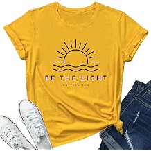 BLACKMYTH Graphic T-Shirts for Women Faith Shirts for Women