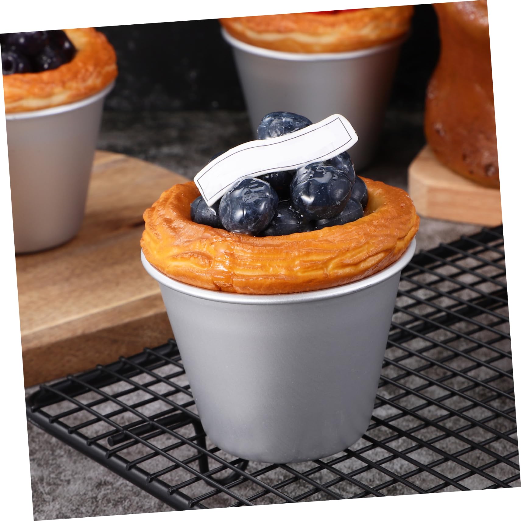 16piezas Moldes Para Moldes De Pudding Antiadherentes Para Hornear Postres Para Fiestas y Cocinas Caseras