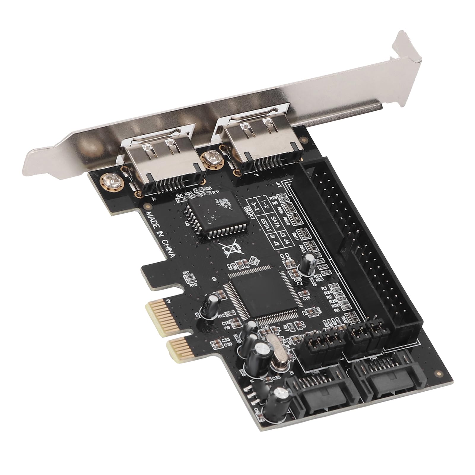 Serial ATA PCI Express Controller Card, 2 Port PCIE to Serial ATA ESATA IDE Controller Adapter Card, for 2000, 7, 8, Server 2003, Vista, for Linux for OS X for DOS-image-13