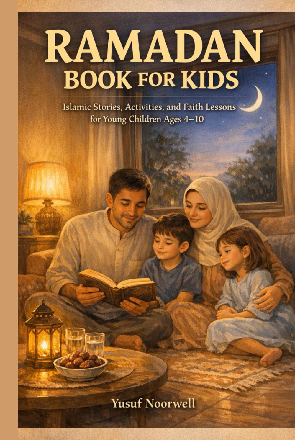 RAMADAN BOOK FOR KIDS: Islamic Stories, Activities, and Faith Lessons for Young Children Ages 4–10