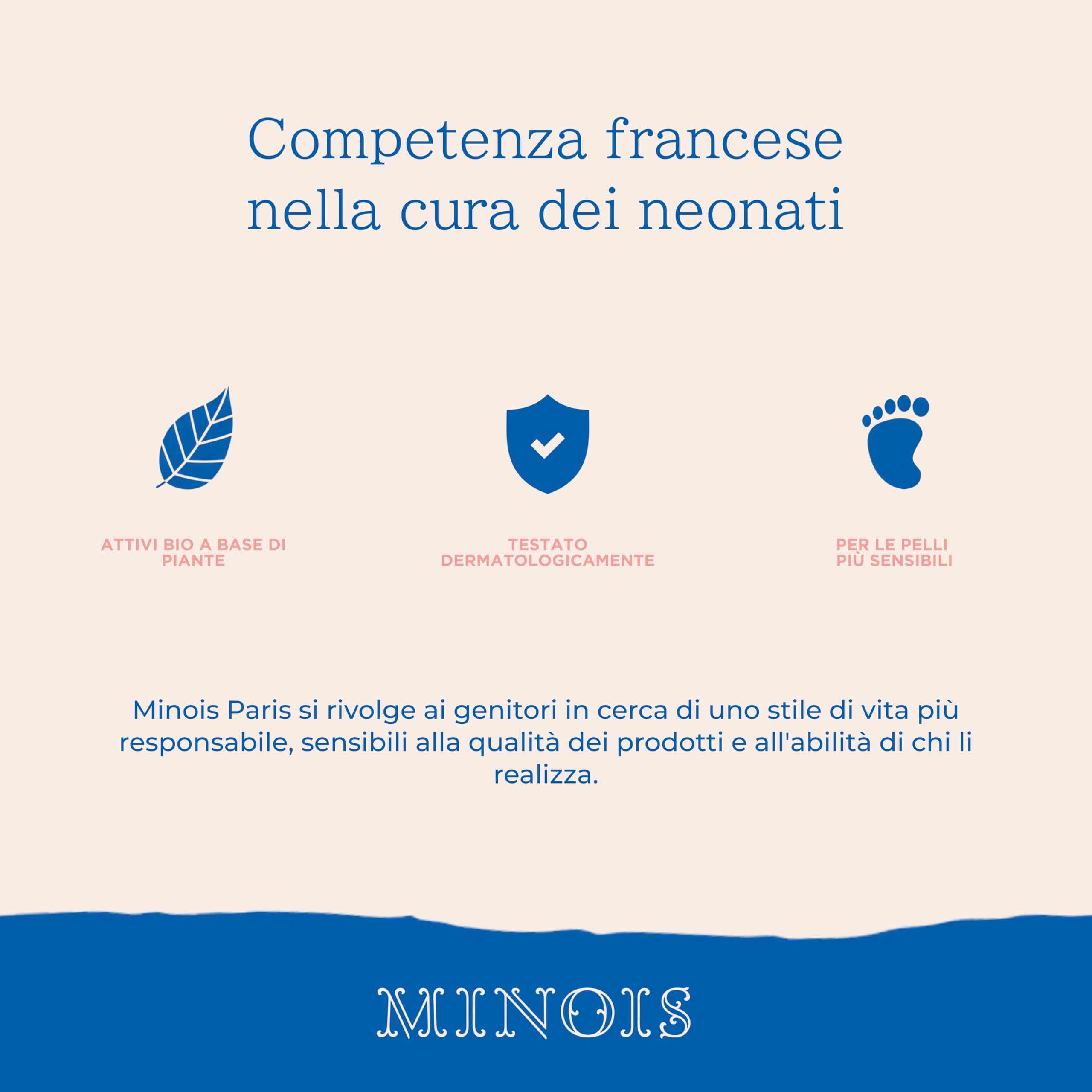 MINOIS PARIS Detersivo Naturale per Bebè 22 Lavaggi Made in France