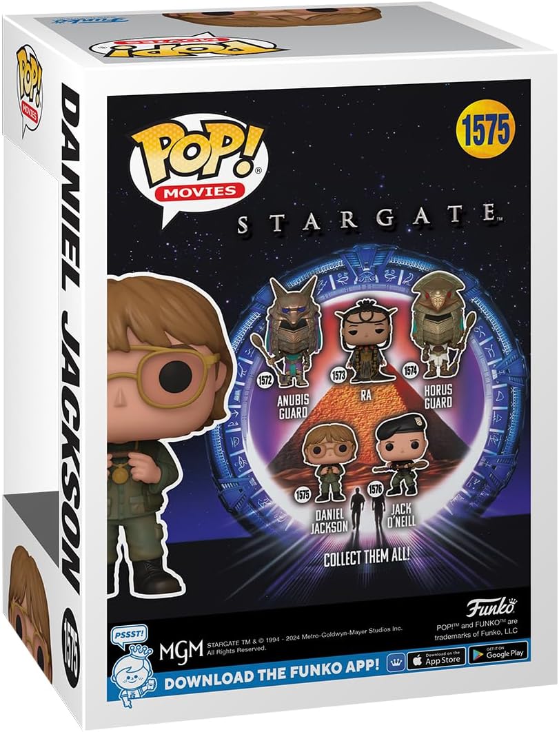Funko POP! Movies: Stargate – Daniel Jackson - Collectable Vinyl Figure - Gift Idea - Official Merchandise - for Kids & Adults - Movies Fans - Model Figure for Collectors and Display