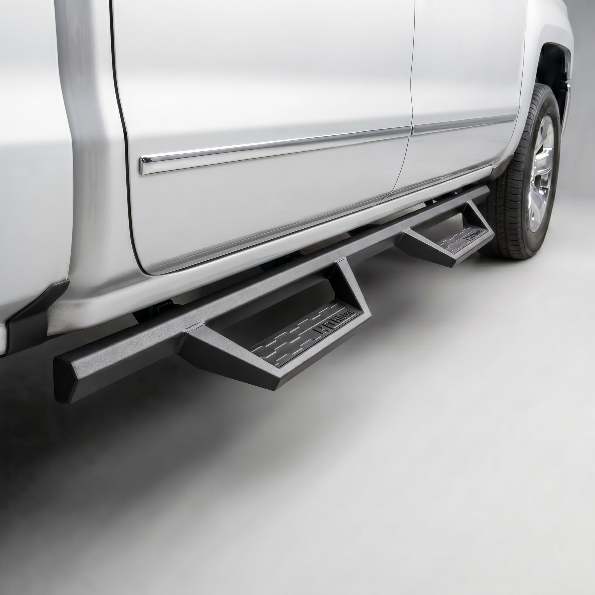 APS DS11-Series Running Boards for Silverado &amp; Sierra Crew Cab