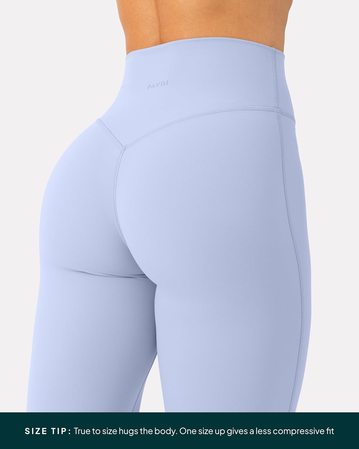 PAVOI ACTIVE Pilates Crossover Leggings for Women | Buttery Soft High Waisted V Cut Cross Waist Workout Yoga Pants | FlexFlow - Image 2