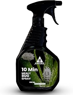 Herbal Anti Mealy Bug Spray 500 ML | Removes Mealy Bugs And Fungus From Plants In 10 Minutes | 100% Herbal Actives & No Chemicals | Gentle On Plants And Promotes Plant Growth