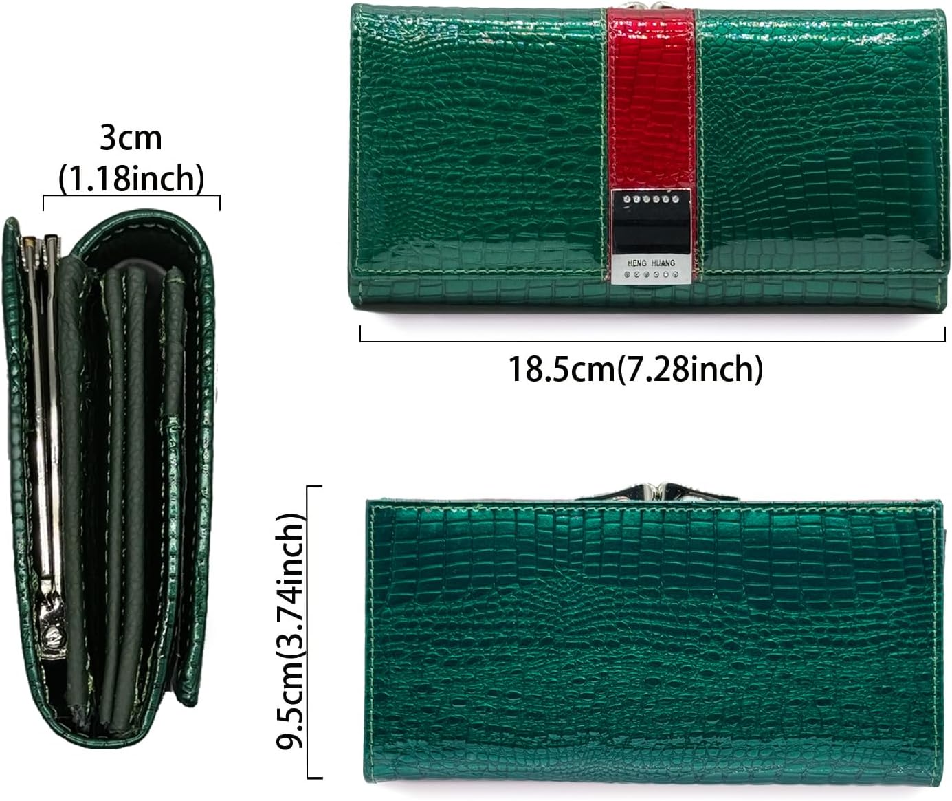 Women's Wallet Long Leather Purse Credit Card Ladies Casual Wallet Fashion Clutch - Image 7
