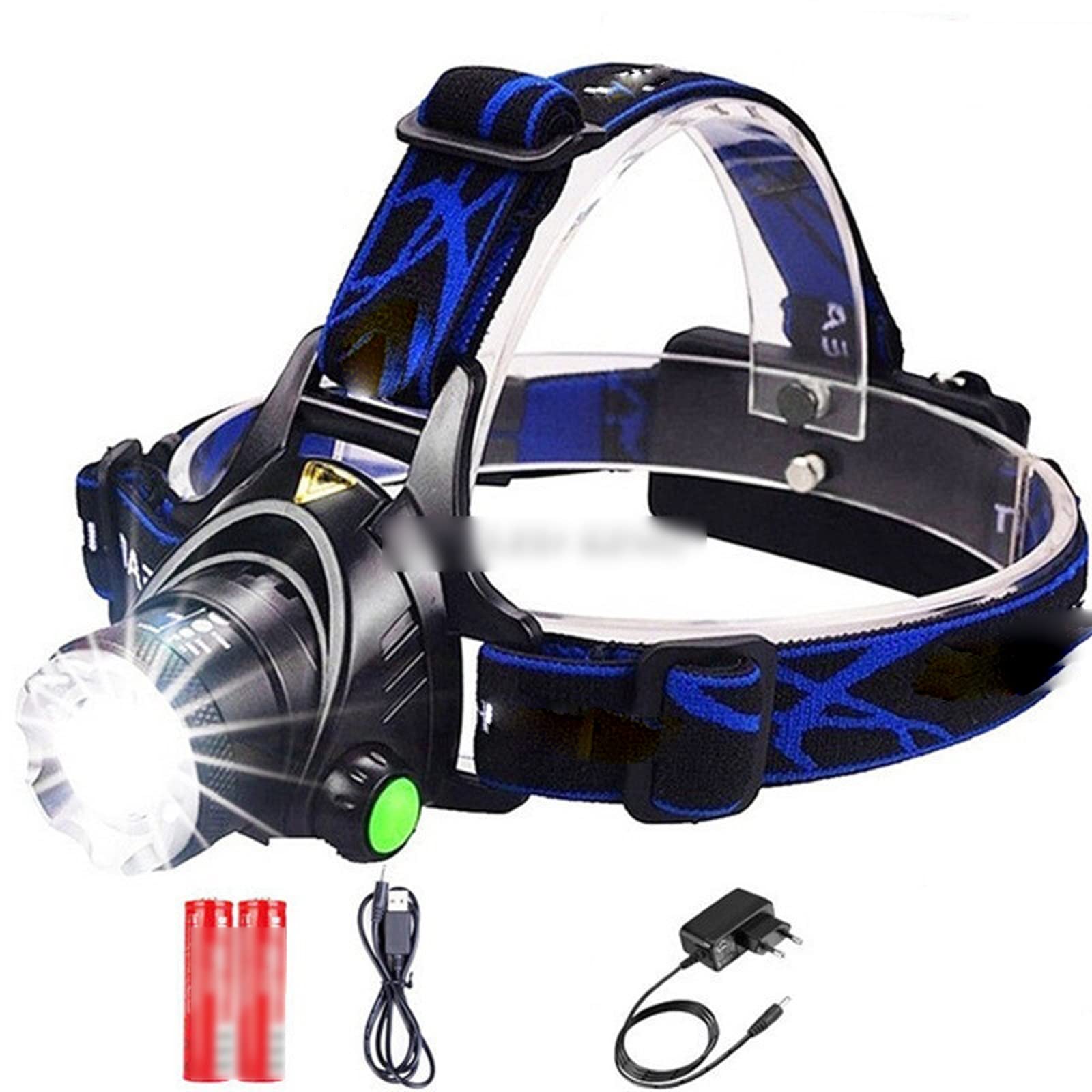 Latarka czołowa czujnik ruchu indukcyjny reflektor LED reflektor akumulator latarka czołowa lampa wędkarska światło