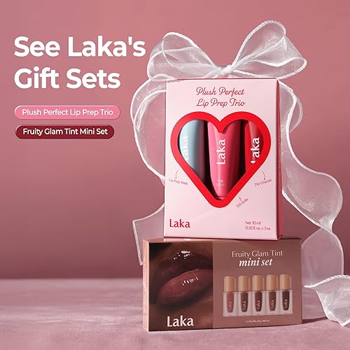 Miniatura 9 de Laka Plush Perfect Lip Prep Trio, 0.3 fl oz0.33 fl oz*3ea, regalos del día de San Valentín, cuidado de labios de colores vivos, punta de gelatina