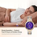 2026 Luxury Smart Watch for Women, 1.19" AMOLED Display, DA GPT Smartwatch, Heart Rate, Blood Oxygen Pressure, Sleep Monitor, 107 Sports Modes Fitness Tracker, Compatible with iOS & Android