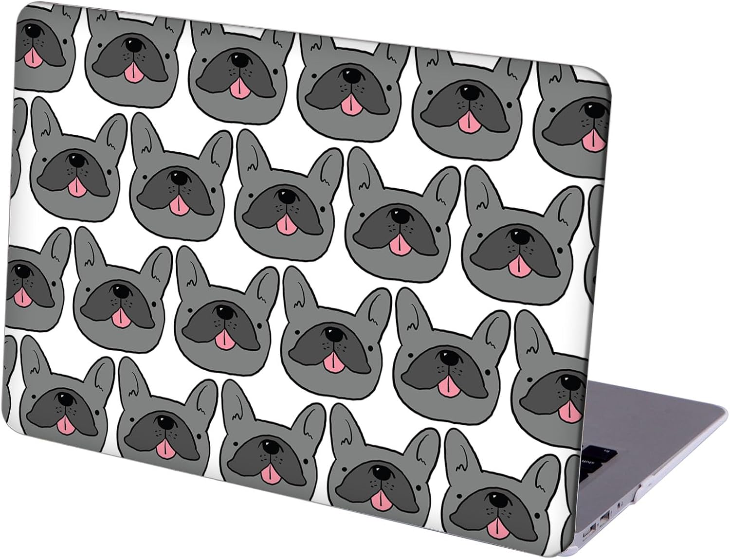 Compatible with MacBook Neo 13-inch, Hard Shell Case with Keyboard Cover and Screen Protector (A3404 A18 Pro chip, 2026 Release) - French Bulldogs MD8724