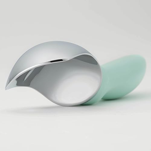 Vista 99 de Spring Chef Cuchara de helado rosa resistente con mango de agarre suave, cuchara de helado profesional, cuchara de helado de metal para masa