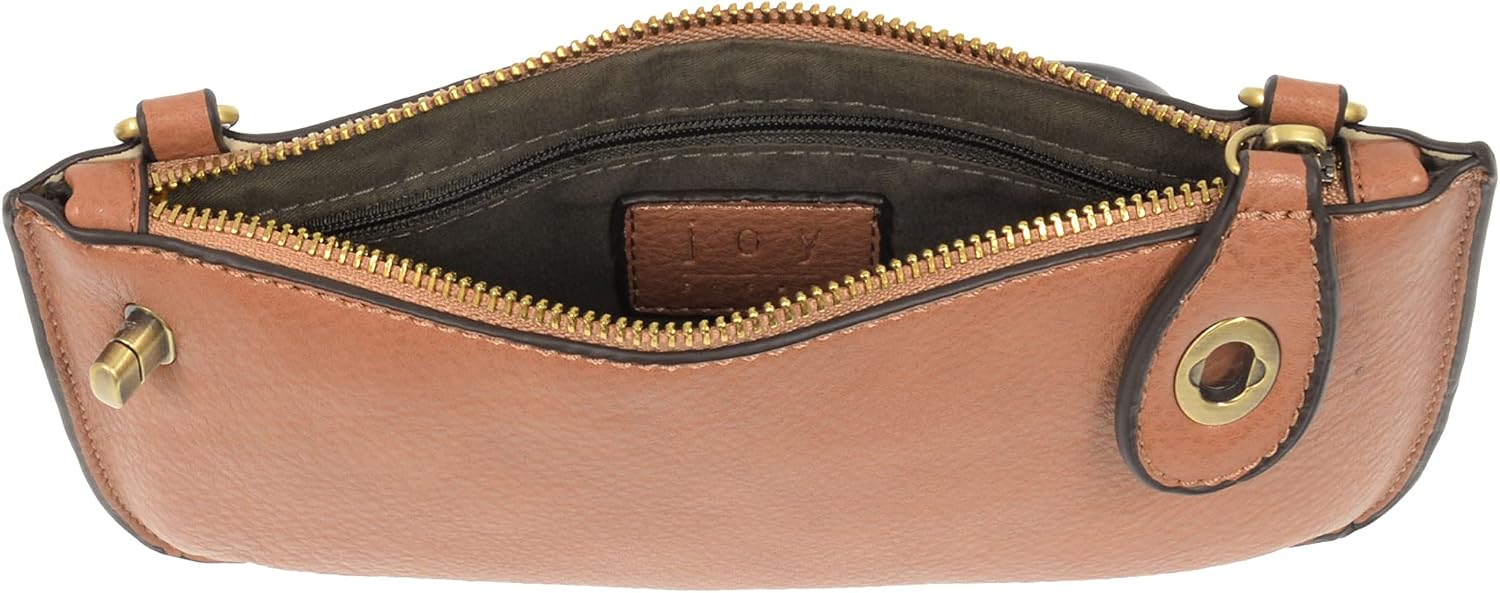 Joy Susan Women's Fashion Purse Mini Crossbody Wristlet Clutch Handbag - Rosewood