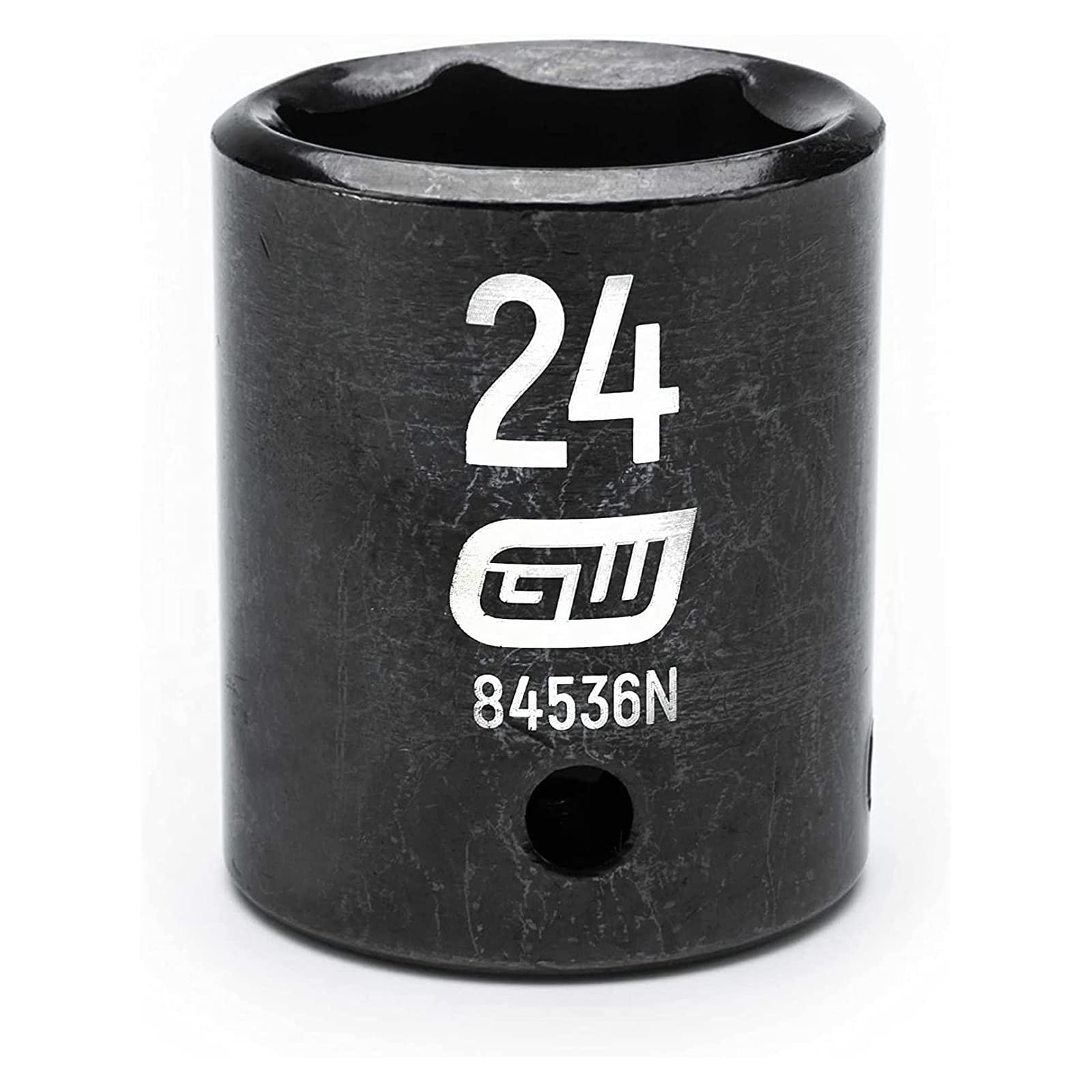 Douille à impact 1/2 24mm GEARWRENCH 84536N standard à 6 pans pour vos travaux mécaniques noirs