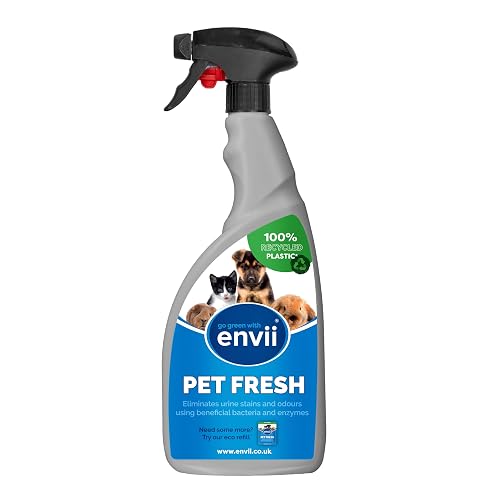 Envii Pet Fresh, Limpiador de Orina y Manchas de Mascotas, Enzimático Potente y Desodorante Natural…