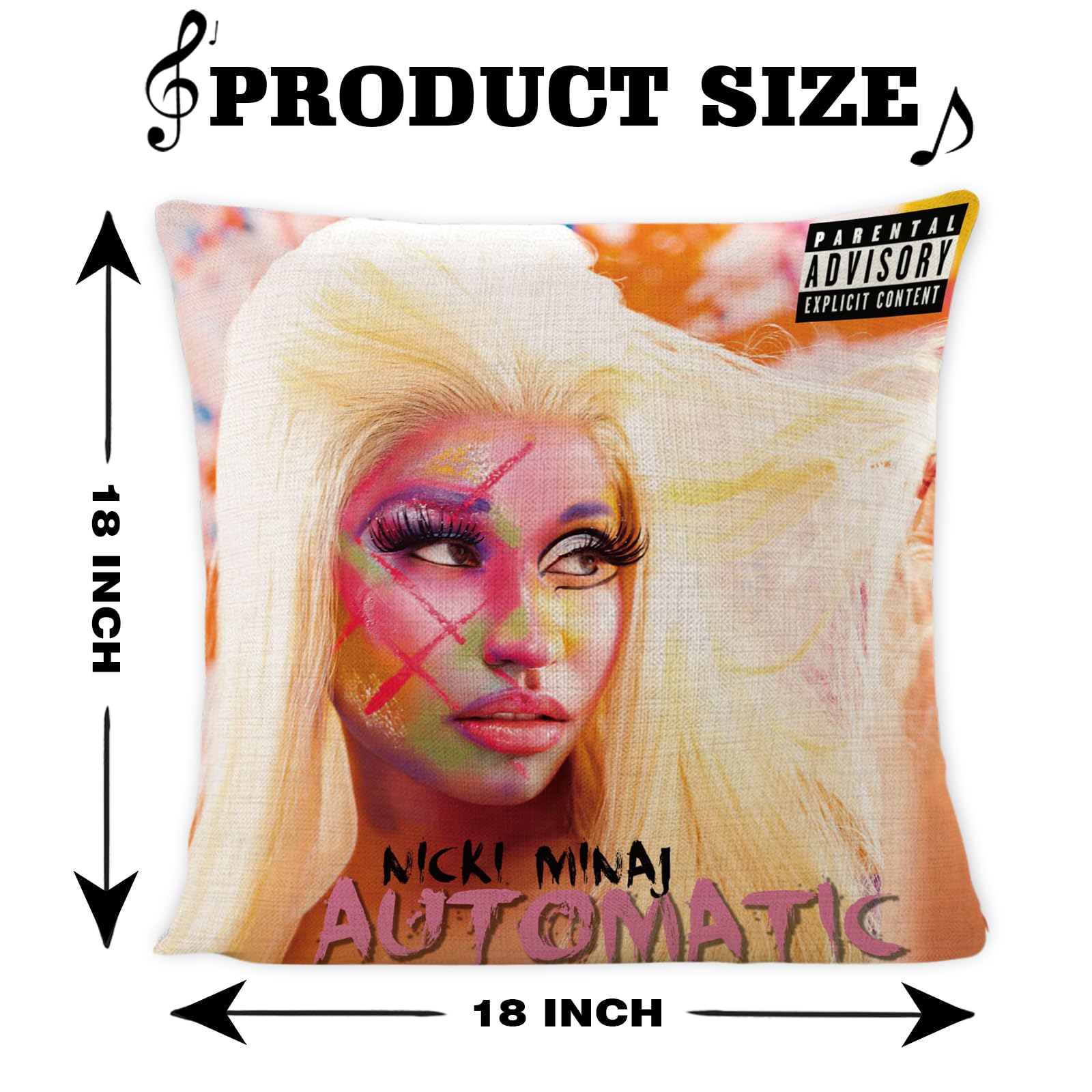 Amazon.com: Nufiya Nicki Singer Minaj Throw Pillow Covers