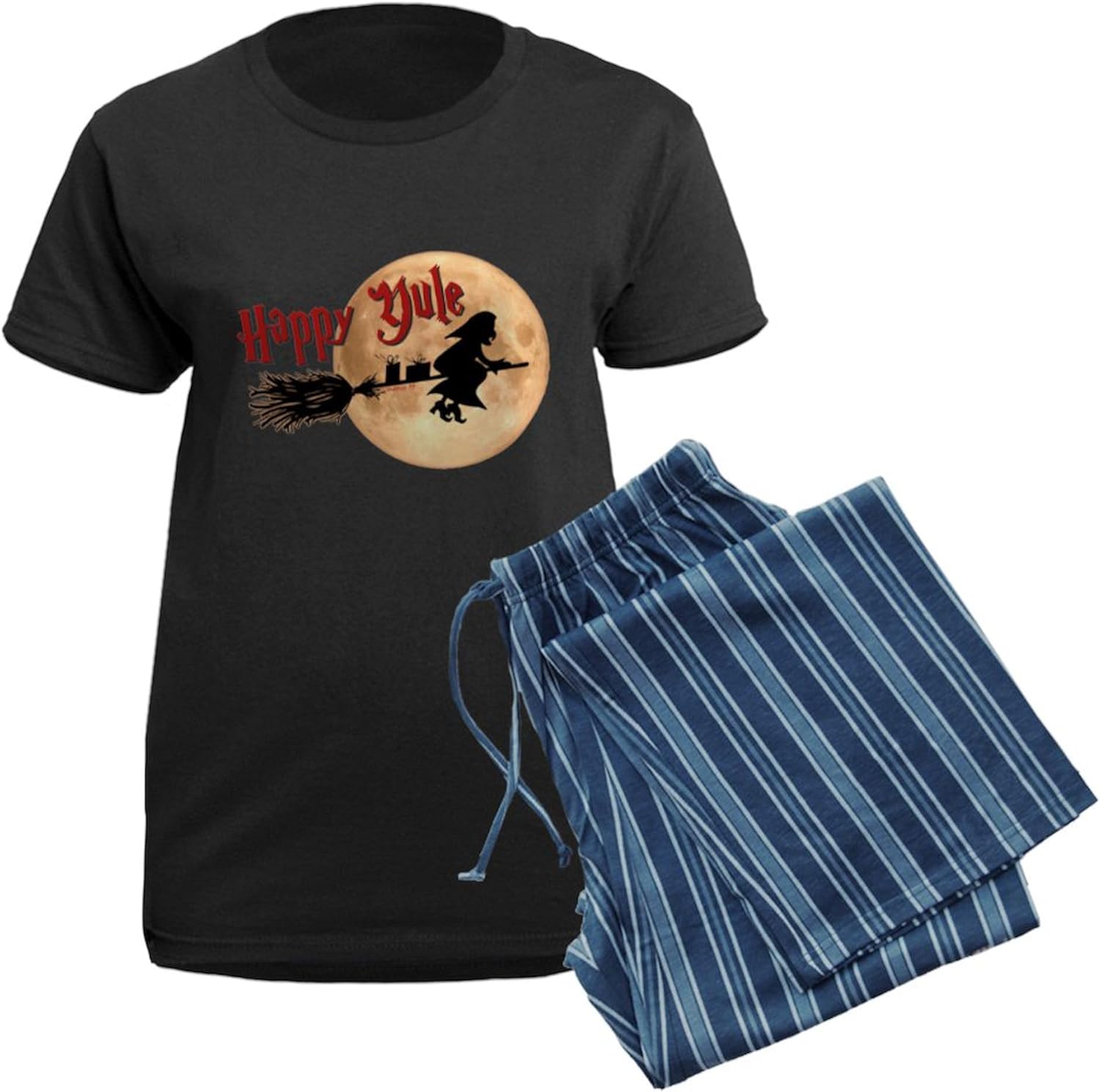 CafePress Happy Yule Pajamas Womens Novelty PJ Sleepwear