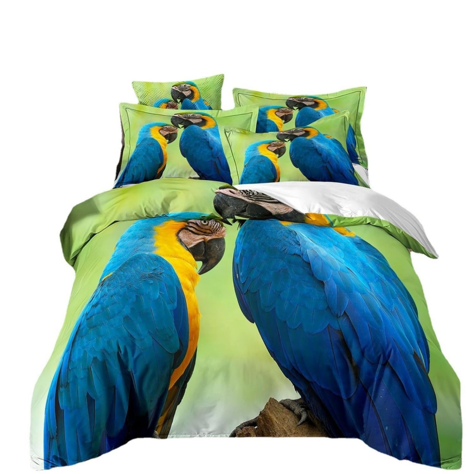 King Size Duvet Cover Sets Blue Green Animals King Size Bedding